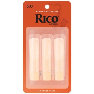 Rico by D'Addario Tenor Sax Reeds, Strength 3.0 - 3-pack